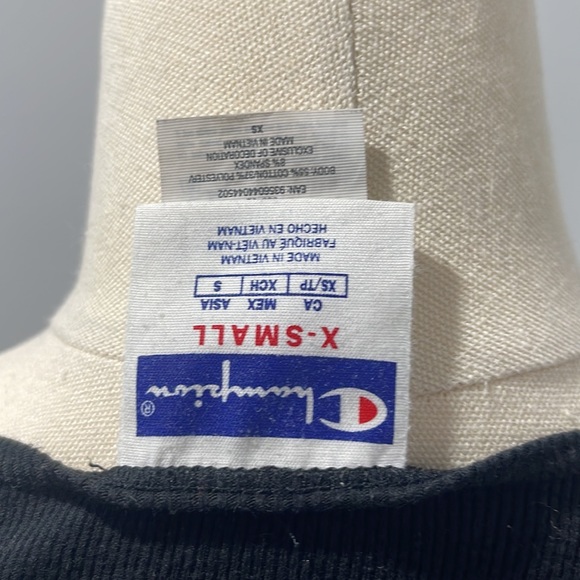 Champion XS ribbed black top - Picture 5 of 6